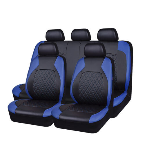 【30% zniżki】🚗🚗Uniwersalny zestaw pokrowców na siedzenia samochodowe z miękkiej skóry-3850662