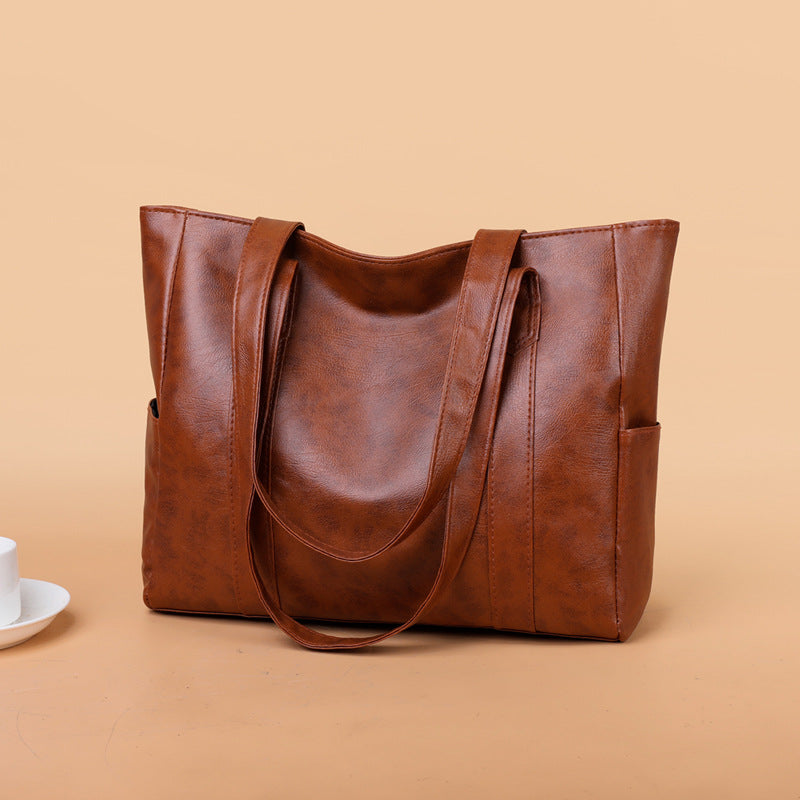 Limitowana zniżka 43% 👜 Nowa modna torebka damska z miękkiej skóry na ramię✨ Casual o dużej pojemności✨ 3876438
