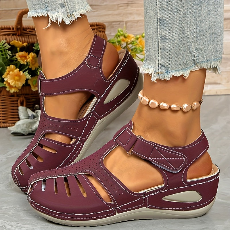 đ„ă34-44ăSandalias de cuña casuales para mujer, transpirables y cĂłmodas