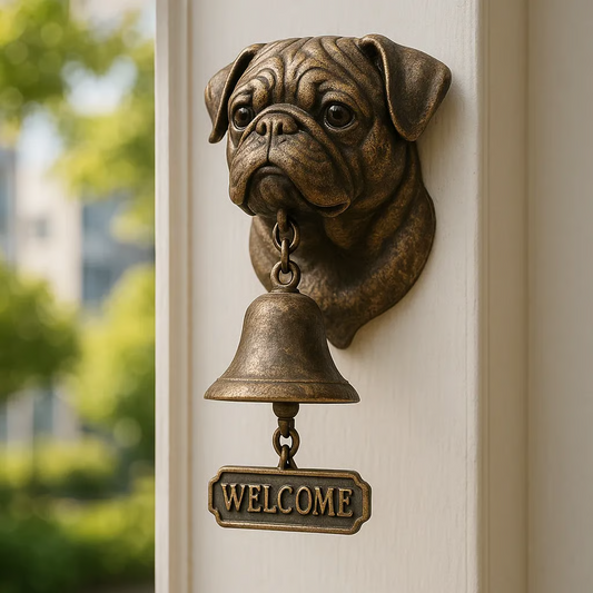 🐶🔔Dzwonek powitalny dla psów,  żywiczny znak powitalny, dekoracja ścienna dla psa