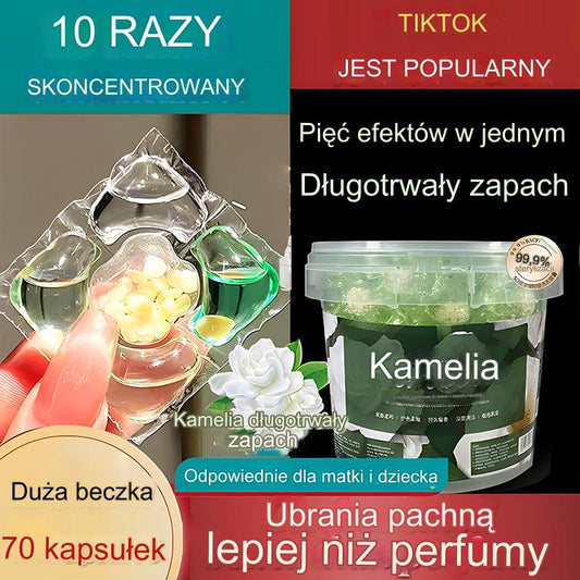✨Super duże wiaderko 5 w 1 perełek zapachowych do prania Długotrwały zapach Skuteczne odkażanie-3764860