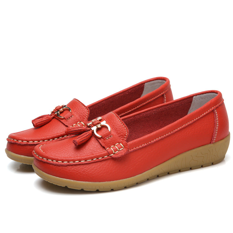 😍【35-44】 Zapatos de cuero para mujer de moda primavera-verano 2026 nuevos