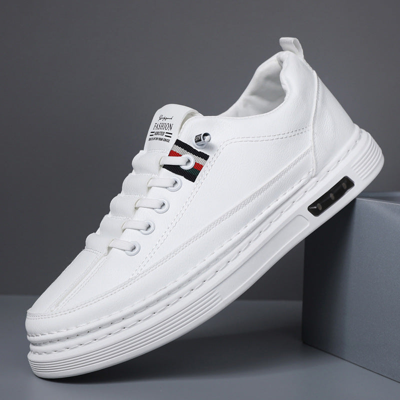 😎👞【Tallas 38-44】Zapatillas deportivas casuales para hombre, con parte superior de cuero genuino y suela suave, antideslizante y transpirable.