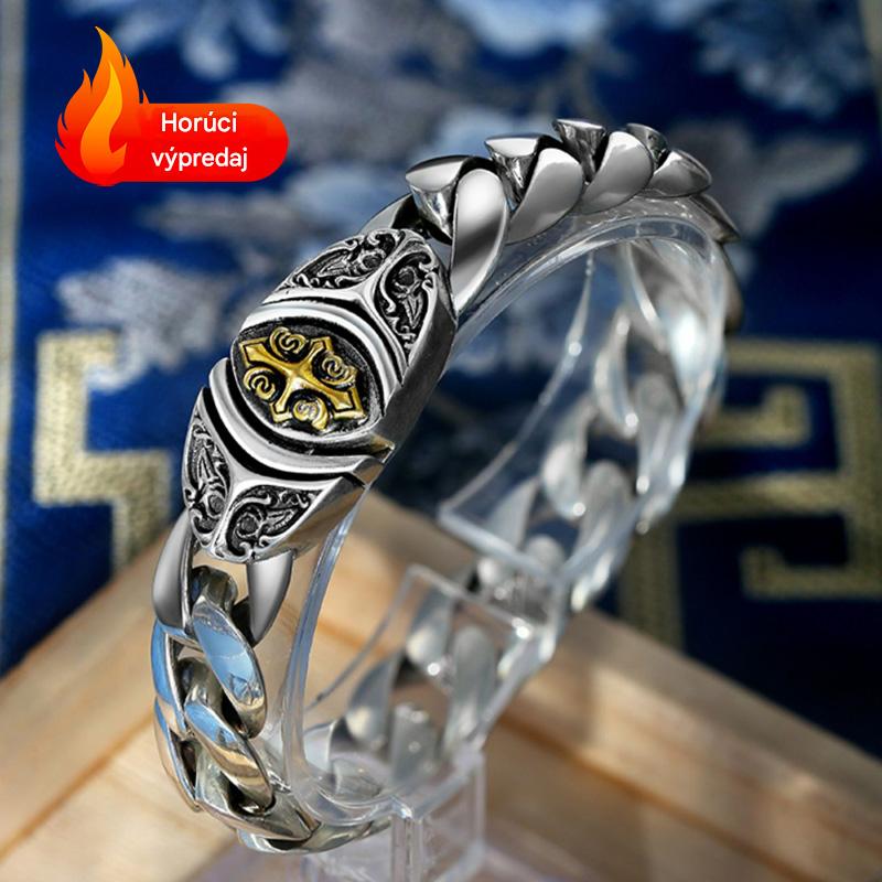 🔥Nowa męska europejska i amerykańska osobowość punk prosta błyszcząca bransoletka ⚡Gorąca sprzedaż w Polsce ⚡Modny hip-hop