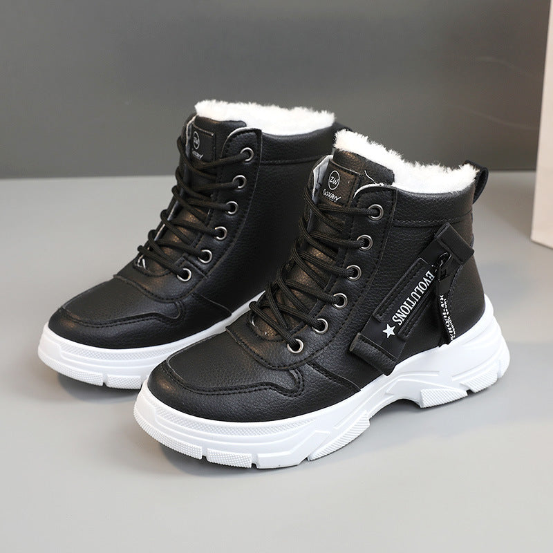 💞💖【35-44】2024 zimowe nowe modne, ciepłe, damskie buty Martin na grubej podeszwie-3780102