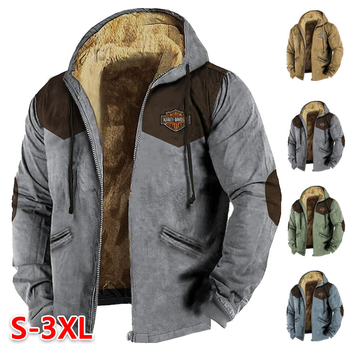💥 Jesen i zima Novo u ponudi 💥 Modna muška jesenska i zimska labava jakna od debljeg baršuna 【M-5XL】