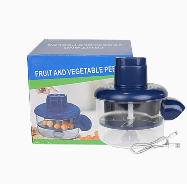 🧄⏳Oferta ograniczona czasowo: 50% zniżki⏰Przezroczysta elektryczna obieraczka do owoców i warzyw🍇🧄