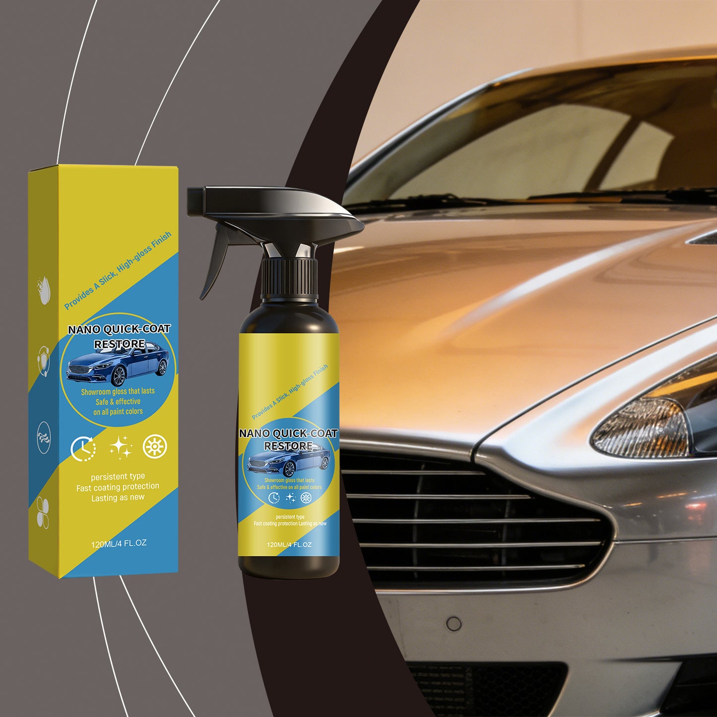 ⏰🎉【50% de descuento】🚗 Spray multiusos especializado para la reparación de daños en automóviles