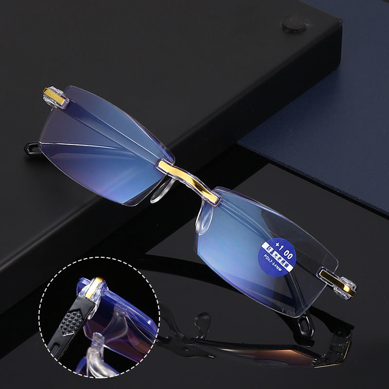 ✨👓 【Unisex】 Modne i chroniące wzrok okulary o wysokiej rozdzielczości, zapobiegające niebieskiemu światłu i chroniące przed upadkiem, trwałe okulary do czytania