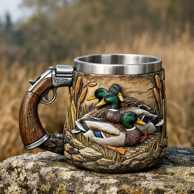 🔫☕【50% ZNIŻKI!】Kubek myśliwego 3D realistyczny