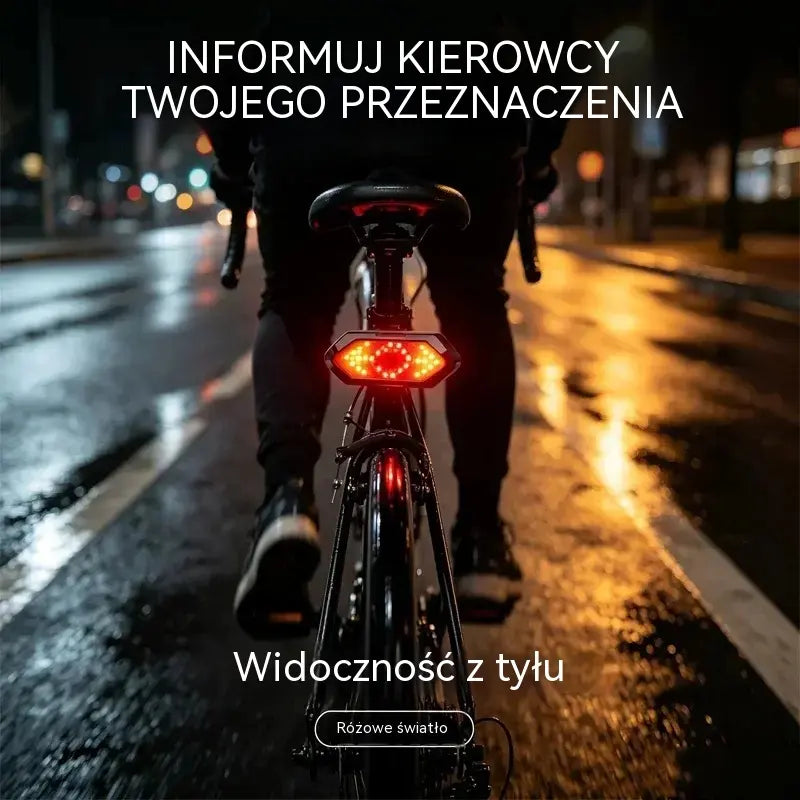 🚴 Jasna lampa rowerowa LED | Zestaw z ładowaniem USB przód + tył