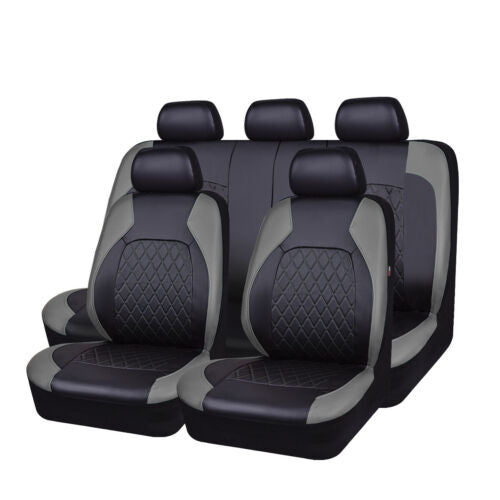 【30% zniżki】🚗🚗Uniwersalny zestaw pokrowców na siedzenia samochodowe z miękkiej skóry-3850662