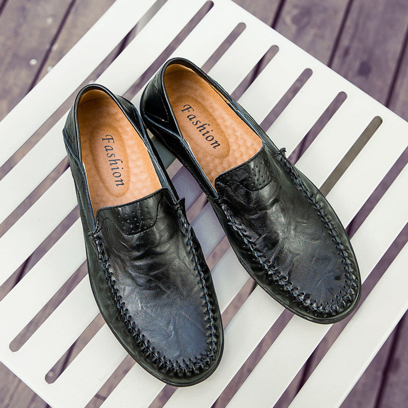 🔥💥2025 Nowe modne skórzane buty na co dzień dla mężczyzn-3913488