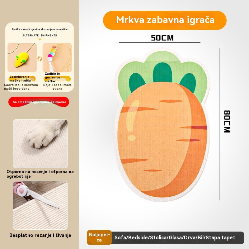 🐈🏆💥【Plačilo ob dostavi】🔥Stensko mačje praskališče - navpično kockasto mačje praskališče - namestitev ni potrebna