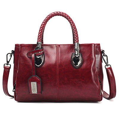 👜✨【50% έκπτωση🔥】Νέα μοντέρνα γυναικεία τσάντα Vintage από δέρμα Boston