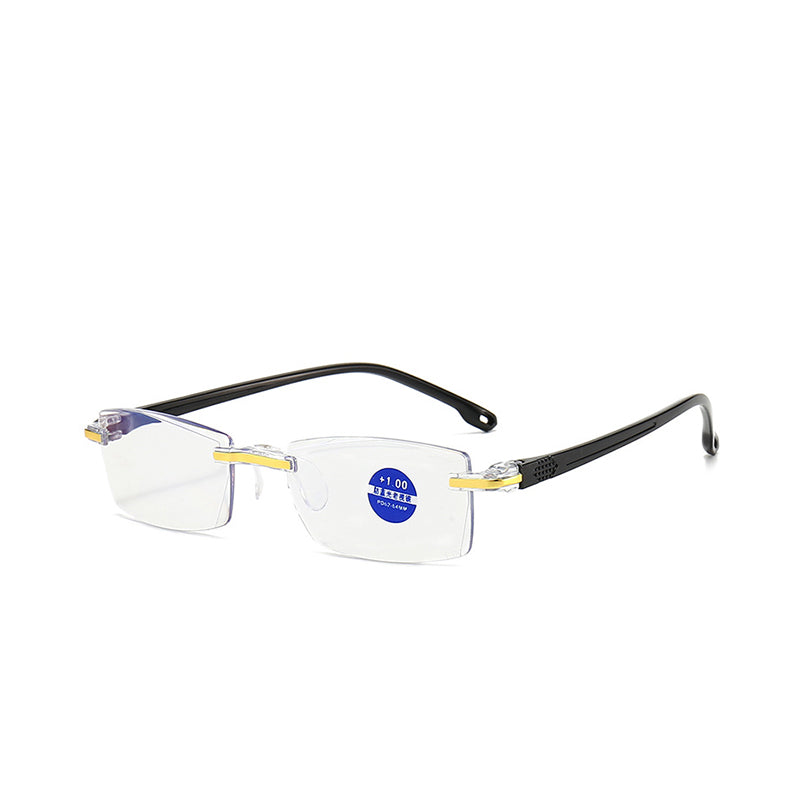 ✨👓 【Unisex】 Modne i chroniące wzrok okulary o wysokiej rozdzielczości, zapobiegające niebieskiemu światłu i chroniące przed upadkiem, trwałe okulary do czytania