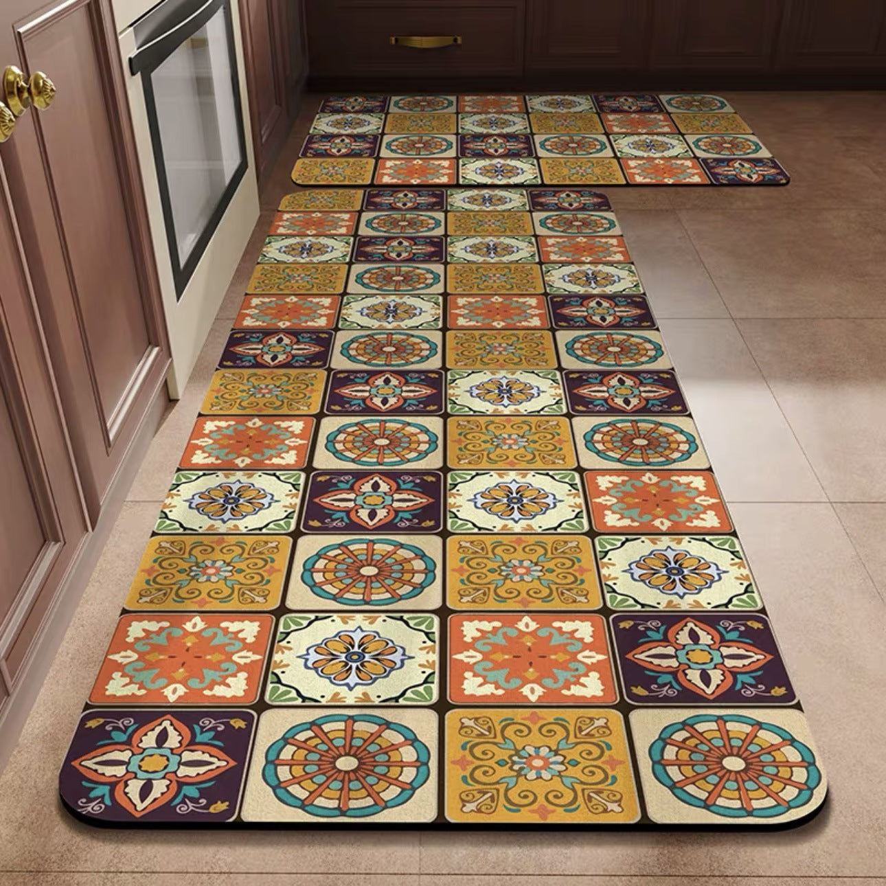 💥💥💥【40*60+40*120cm】【Tylko teraz: -40%】Maty antypoślizgowe i bardzo chłonne do kuchni i łazienki