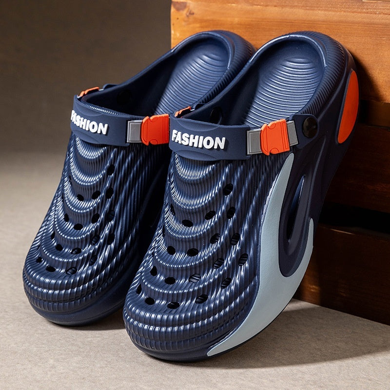 👟 50% zniżki 🌬️ Uniwersalne sandały męskie z grubą podeszwą EVA: antypoślizgowe, superlekkie i oddychające, idealne na plażę, do uprawiania sportu i na co dzień 🏃♂️