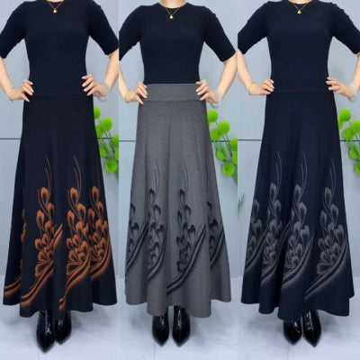 👗🎀【S-3XL】Nowa elegancka spódnica damska na jesień i zimę, gruba wełna, ciepła i wygodna