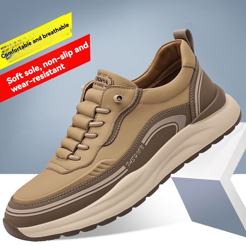 🔥【Časově omezená sleva 50%✨】🔥【Velikosti 39-45】Pánské tenisky z pravé kůže, měkká podrážka, pohodlné