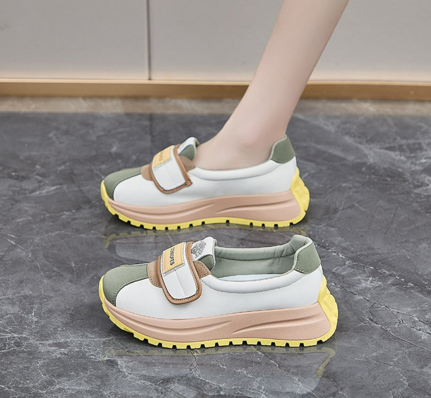 🍂 【Wszechstronny nowy produkt na jesień】 Modne buty na co dzień z grubą podeszwą-3719596