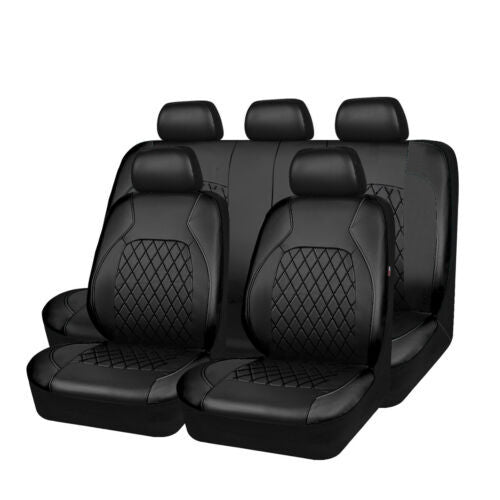 【30% zniżki】🚗🚗Uniwersalny zestaw pokrowców na siedzenia samochodowe z miękkiej skóry-3850662