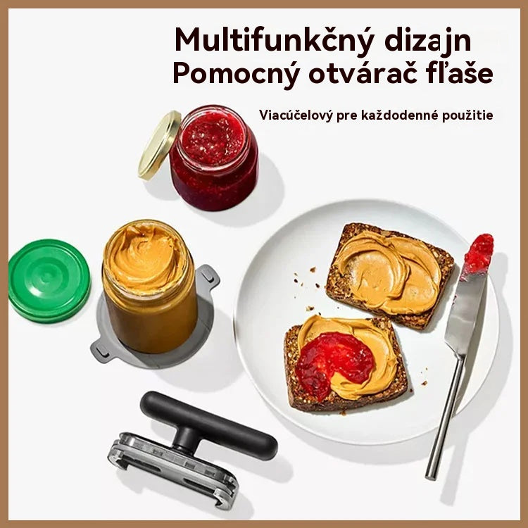🔥✨【Kúp jeden, druhý dostaneš zadarmo】Jednoduchý otvárač na konzervy do kuchyne, vhodný na konzervy všetkých veľkostí.