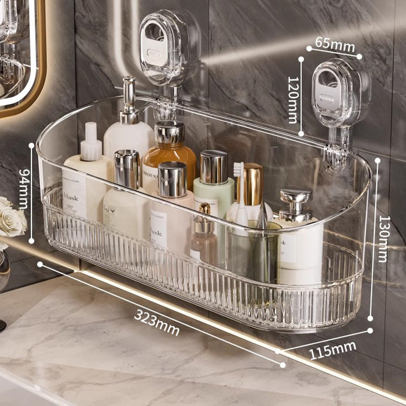 🍽️🧺🔥Oferta especial🔥Estante de almacenamiento con ventosas sin necesidad de taladrar, escurridor de platos de pared, apto para cocinas y baños.