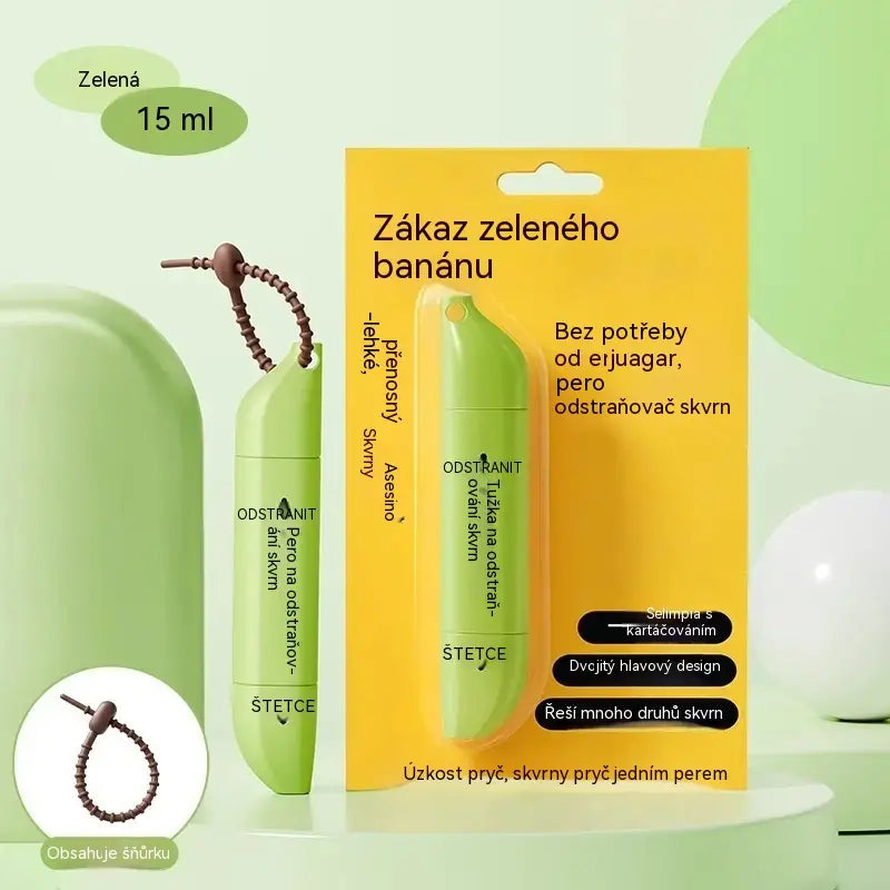 🔥【Kúp jeden, druhý dostaneš zadarmo】🧼 Prenosné obojstranné pero na odstraňovanie škvŕn ✨ Núdzový nástroj na čistenie oblečenia