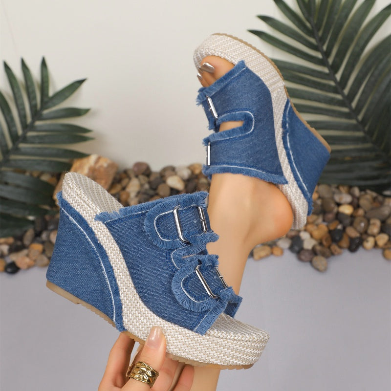 🔥✨【35-43】Дамски удобни сандали на платформа за ежедневна употреба - пригодени към стъпалото, удобни за носене