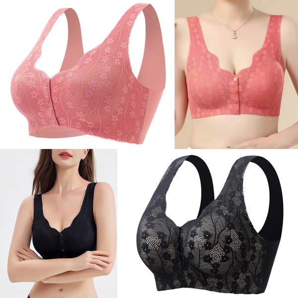 đĽâ¨ăCompra uno y llĂŠvate otro gratisăă40-100 kgăđđNuevo sujetador sin aros con cierre frontal para mujer, suave y cĂłmodo.