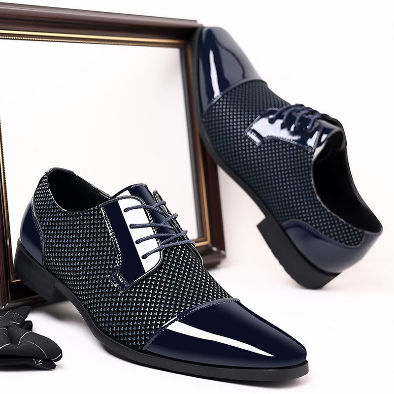 Nowe biznesowe męskie oddychające buty casual-3912739