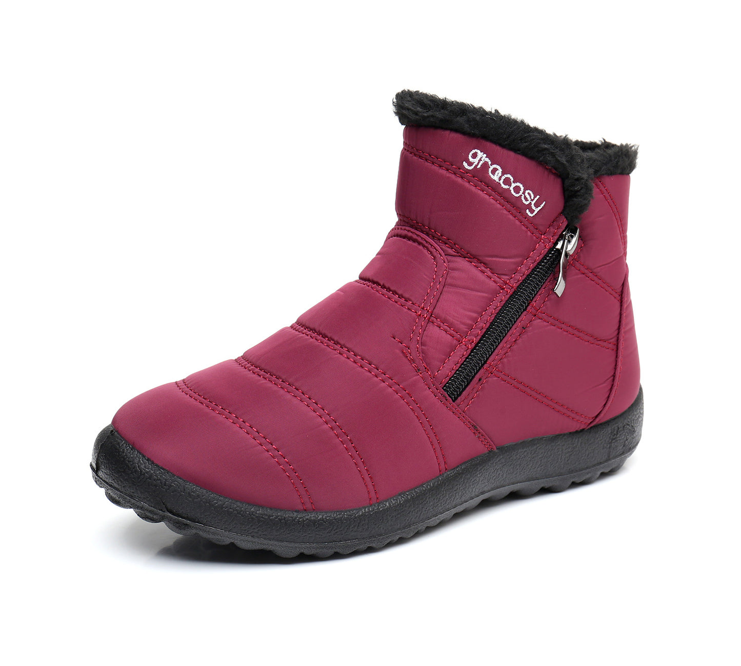 ✨【36-42】Nowe zimowe damskie wodoodporne śniegowce | Ciepłe, polarowe wysokie buty🔒-3833220