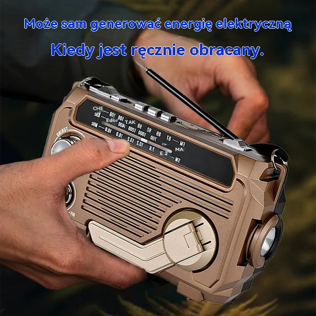 👍📻Przenośna wielofunkcyjna latarka radiowa AM
