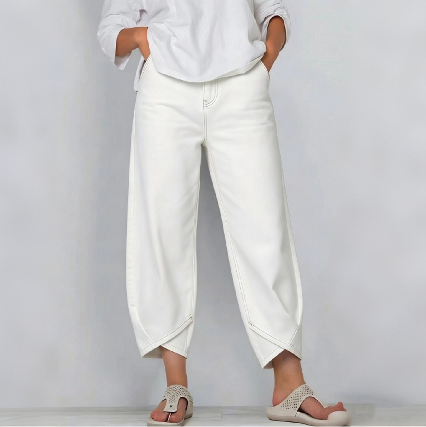 👖 50% de descuento🏆 Nuevos jeans casuales de pierna ancha para mujer, elegantes y versátiles ✅️ Pago contra entrega