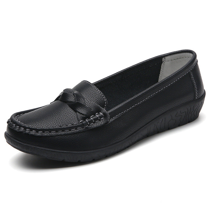 【35-44】Nowe, stylowe damskie skórzane buty casualowe 2025 👠✨: miękka podeszwa, komfort i wszechstronność na co dzień 😍👟