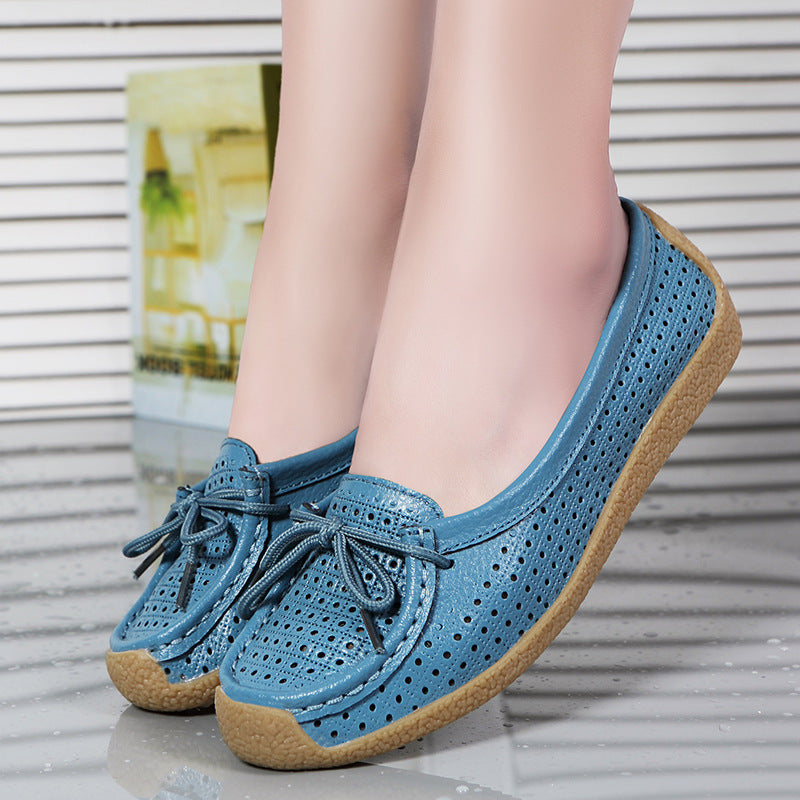 【35-41】 2025 New Style Soft Sole Flat Wszechstronne buty damskie-3919960
