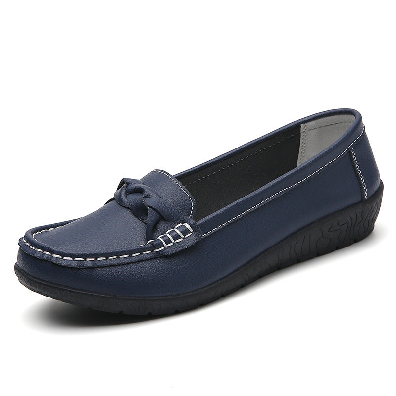 【35-44】Nowe, stylowe damskie skórzane buty casualowe 2025 👠✨: miękka podeszwa, komfort i wszechstronność na co dzień 😍👟