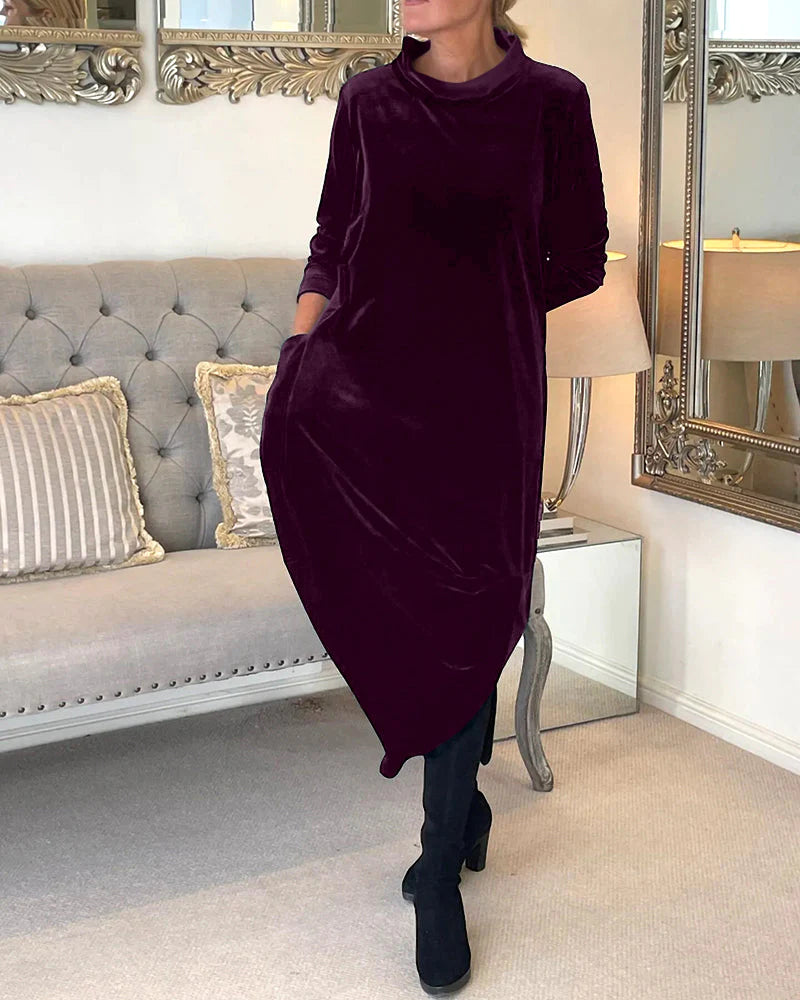 ✨🌷【S-5XL】🔥⛄2025 zima nowa wysokiej jakości aksamitna elegancka sukienka vintage