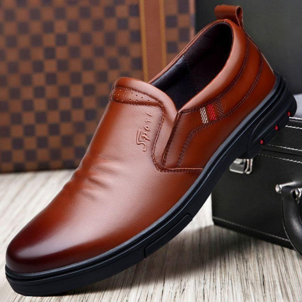 🔥👞【Tallas 38-44】💖Nuevos zapatos de negocios de cuero genuino para hombre 2026, casuales, cómodos y suaves.