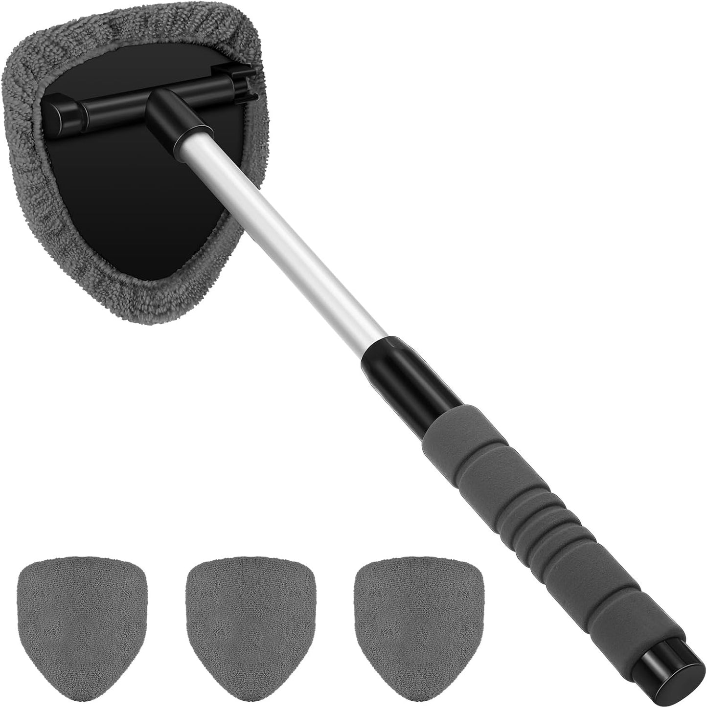 🔥🎁【Kup jeden, a drugi dostaniesz gratis✨】Zestaw do czyszczenia szyb samochodowych – rozkładany, obrotowy o 180°