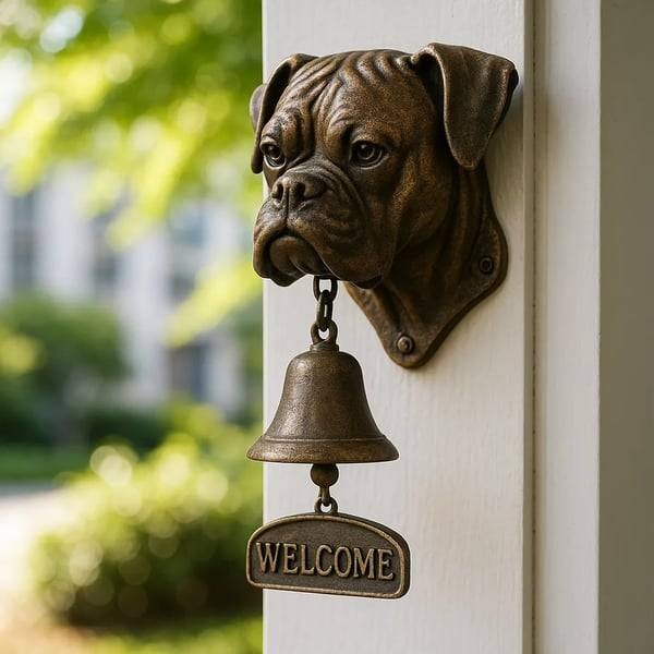 🐶🔔Dzwonek powitalny dla psów,  żywiczny znak powitalny, dekoracja ścienna dla psa