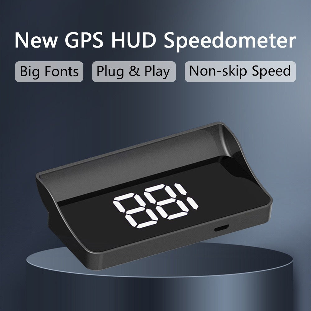 【Navegación GPS Swiss Military con alerta para evitar multas】Nuevo velocímetro y tacómetro GPS con pantalla HUD