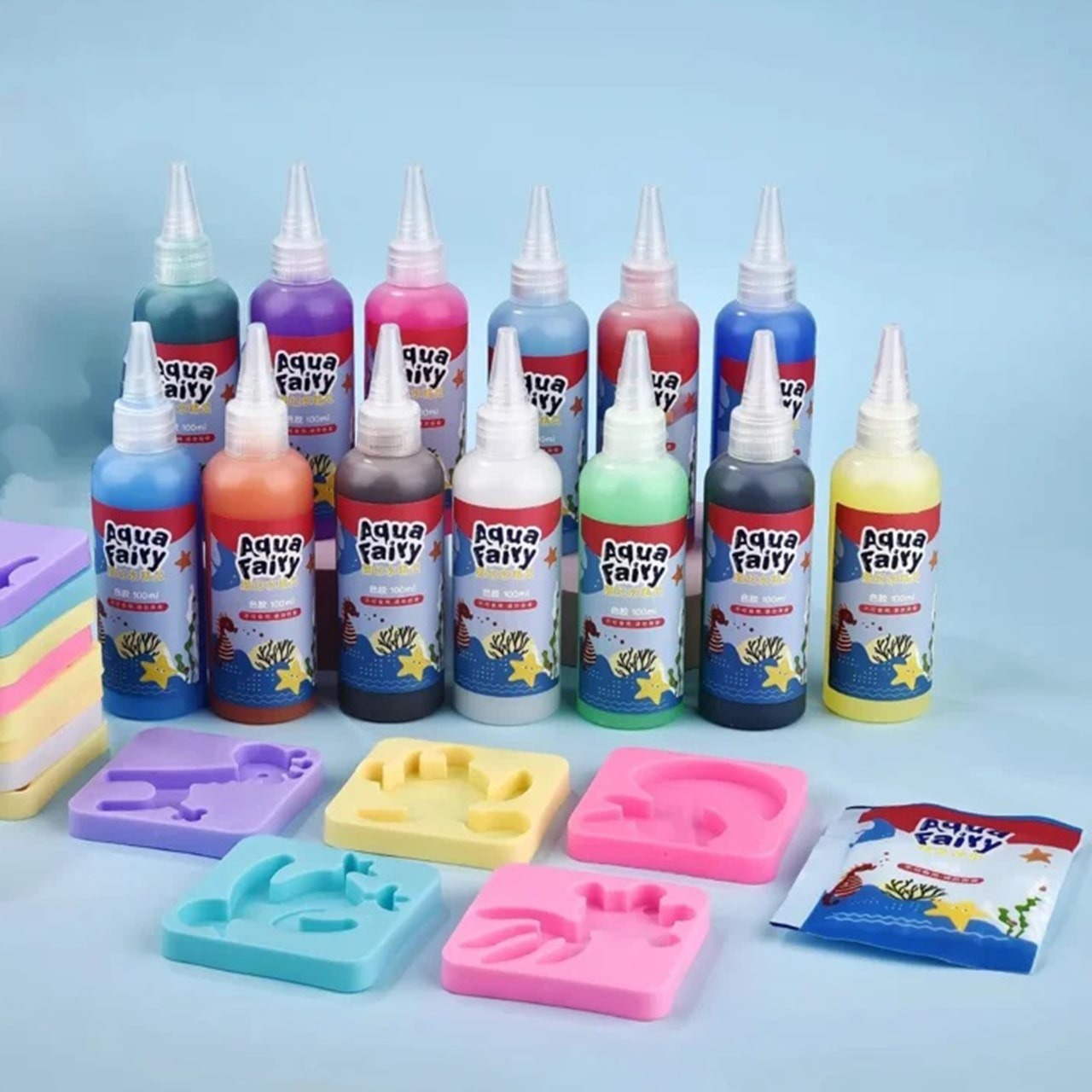 ✨🎨 【Oferta ograniczona -50%】 Dziecięcy kreatywny zestaw zabawek 【6 kolorów + 24 kształtów】