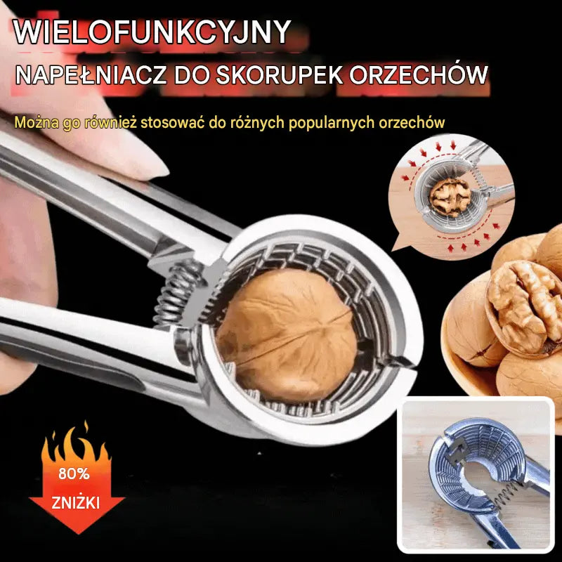 🔥⏱️Ograniczona czasowo promocja🌰Ta wielofunkcyjna łuskaczka do orzechów nadaje się do wielu popularnych orzechów.