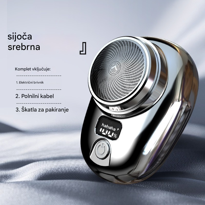 ⚡🏆 Najbolje prodajan🔥 Mini brivnik, prenosni električni brivnik, polnilni in pralni