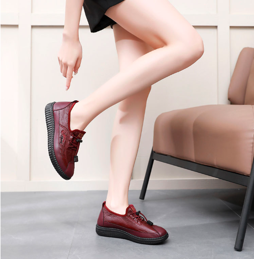 ✨Limitowana oferta 43% 🔥zniżki na damskie skórzane buty z miękką, antypoślizgową podeszwą w rozmiarach 35-41.-3809114