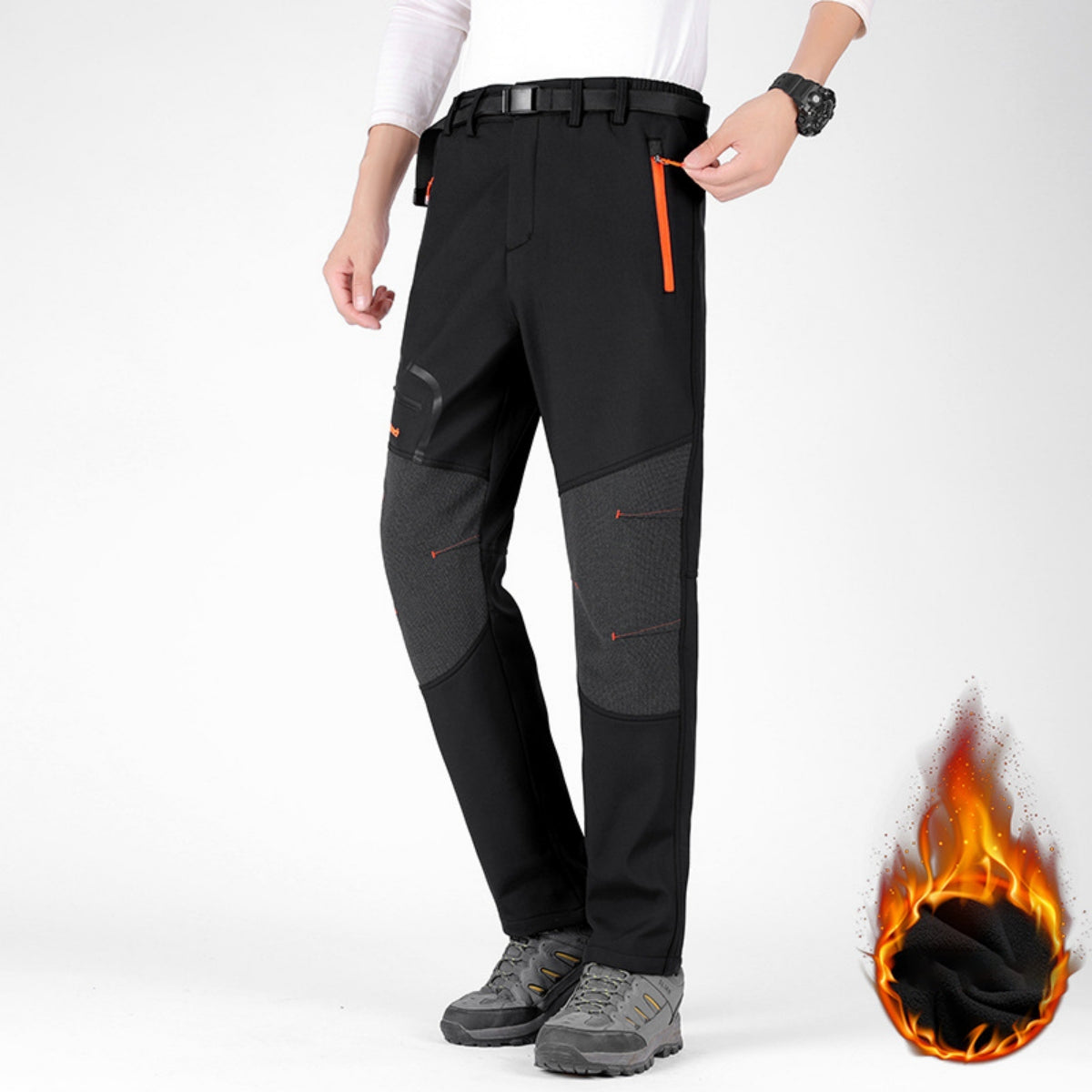 🔥✨【50% отстъпка】【S-5XL】Нови мъжки водоустойчиви топли ежедневни панталони за есен и зима 2025.