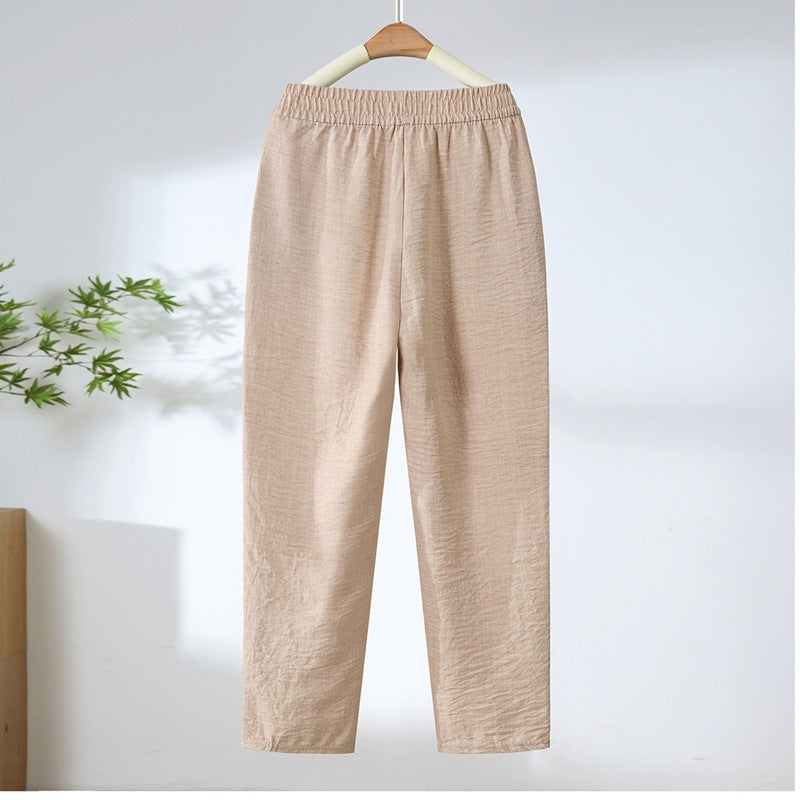 ✨🎉【Ograniczona ilość】【S-5XL】2025 Letnie damskie modne spodnie casualowe Nine-Point