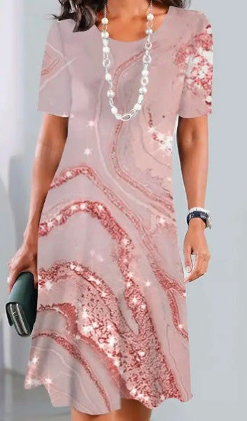 đ„ă50% zniĆŒki na gorÄ
cÄ
 wyprzedaĆŒăđ„ăS-5XLăLetnia elegancka sukienka retro z okrÄ
gĆym dekoltem